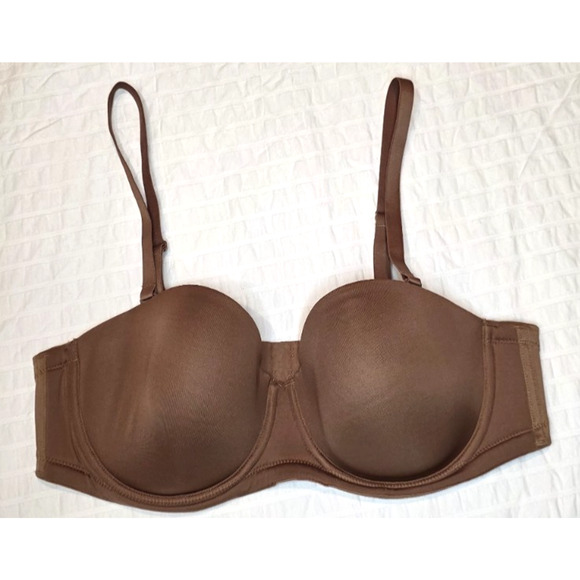 Wacoal Red Carpet Strapless Convertible Bra 854119 Mocha Underwire 40C Women’s - Picture 2 of 6